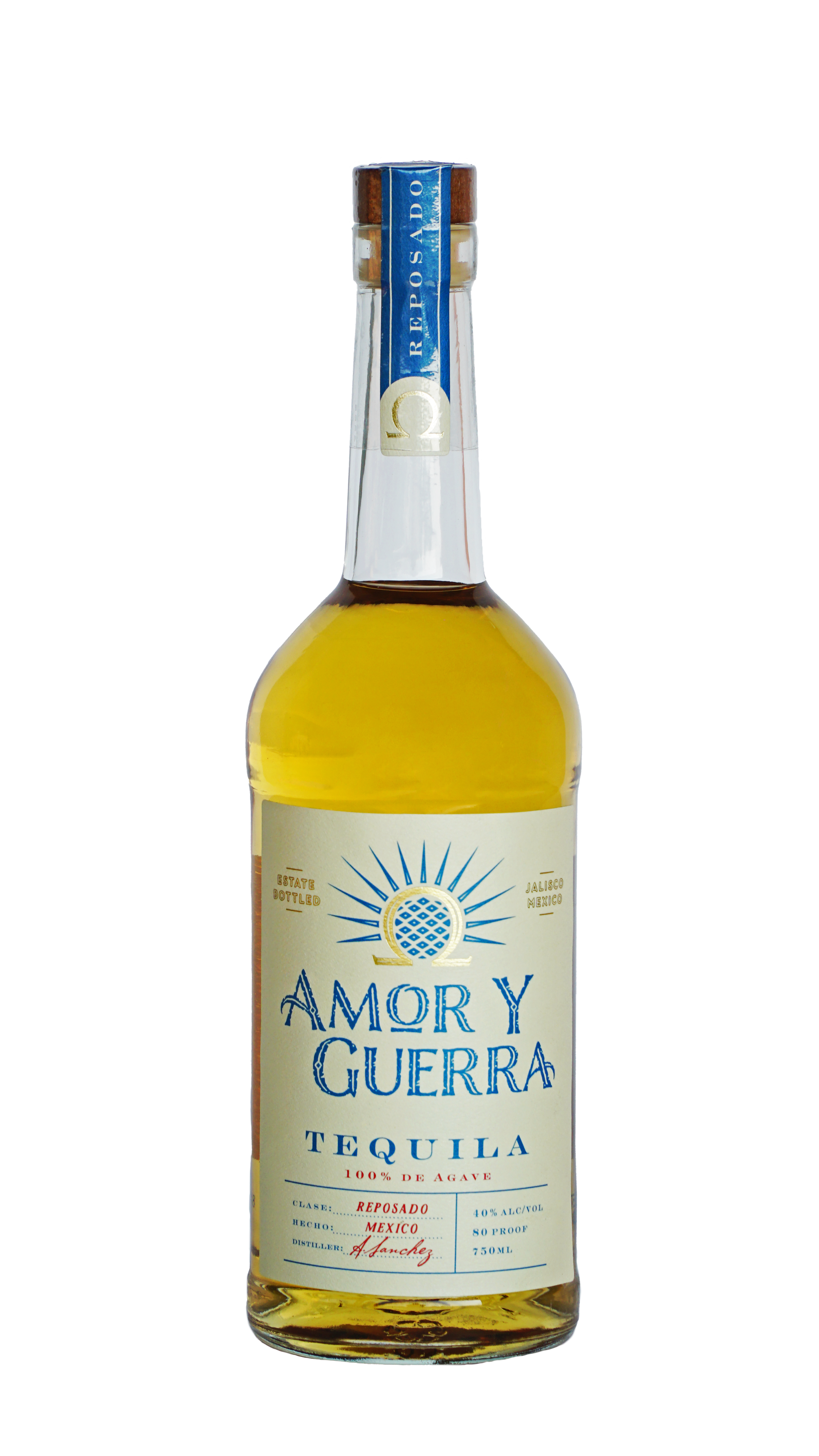 Amor y Guerra Tequila Reposado